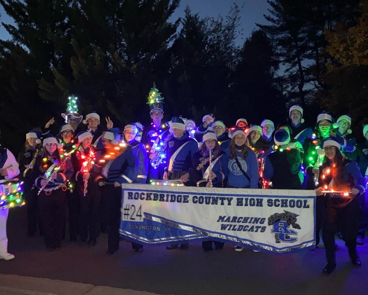Marching Band in the Christmas Parade